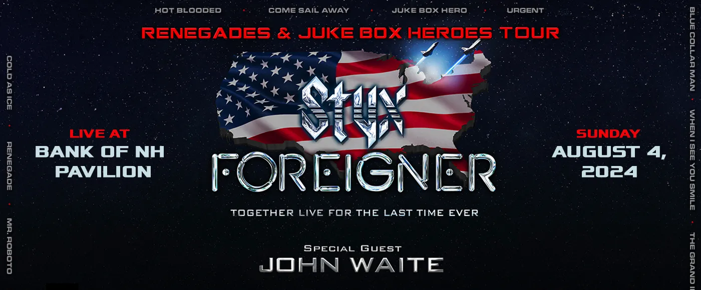 Foreigner, Styx & John Waite